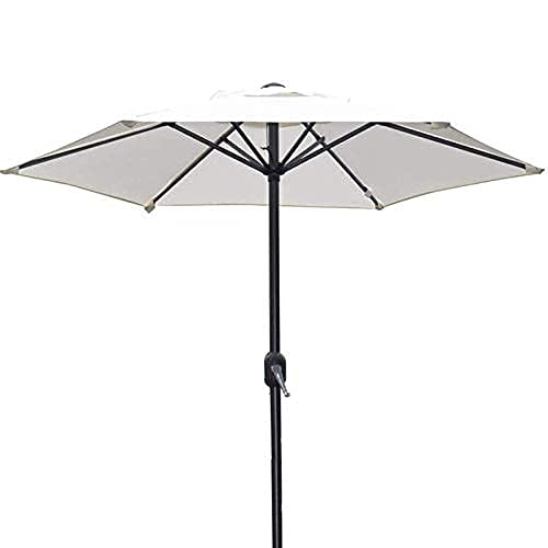 Sombrilla para cafetería y piscina con manivela y filtro UV50+