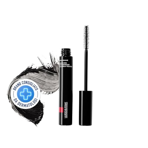 La Roche Posay Toleriane, Mascara Waterproof, Per Occhi Sensibili, Sguardo Amplificato e Tenuta 16H, Ciglia Fini Protette e Rinforzate, Con Arginina Rivitalizzante, Multi-Dimensions, 7,4 ml