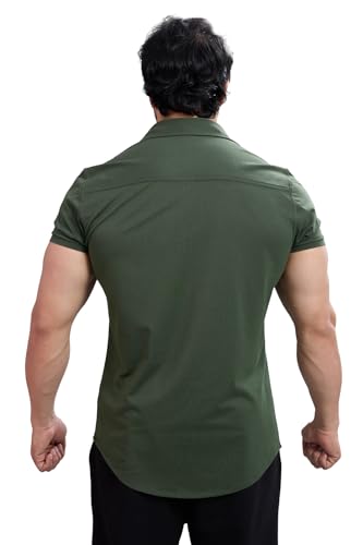 Image of FUAARK Mens Slim Fit Breathable, Lightweight & Stretchable Shirt for Casual wear
