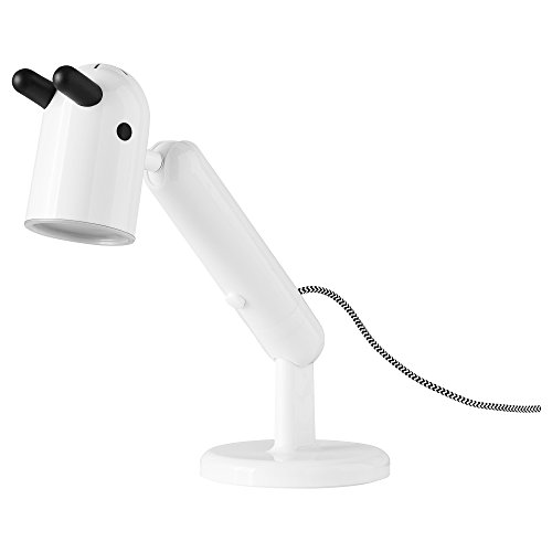 Lampe de travail LED Krux blanc pour bureau et atelier