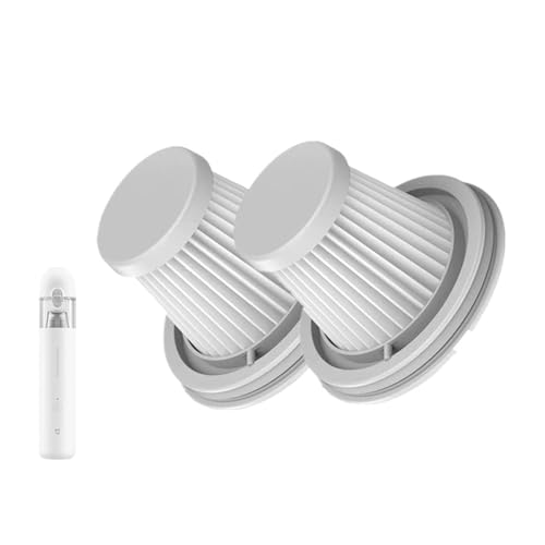 HEPA Filter Compatible for XIAOMI MIJIA Handy Vacuum Cleaner Home Car Mini Wireless Washable Filter Spare Part(HEPA 2PC)