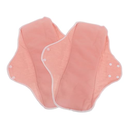 TOYANDONA Compresas Reutilizables de Algodón para Mujer Xl 25x33 Cm, 2 Unidades, Toallas Sanitarias Lavables Posparto Alas, Protección Antifugas para Menstruación E Incontinencia, Cuidado
