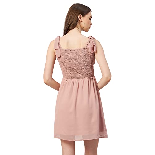 Image of Rare Women's Polyester A-Line Above The Knee Casual Dress