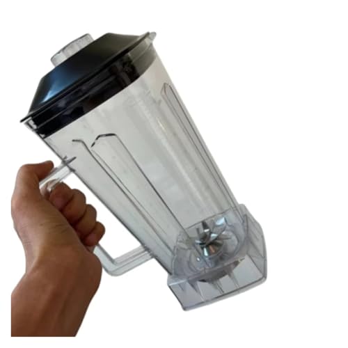 Vqxmhrpw Vaso Mezclador, Jarra For Licuadora (Incluye Cuchilla Y Tapa), Compatible con Batidos De Hielo Comerciales De Alta Resistencia BioloMix De 3 HP Y 2200 W.
