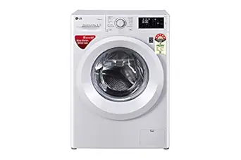 LG 6.5 Kg 5 Star Inverter Fully-Automatic Front Loading Washing Machine (FHT1065HNL White, 6 Motion Direct Drive & Steam