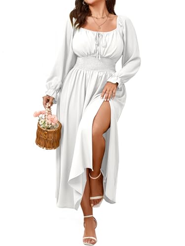 Image of SHESTARR Women's Plus Size Dress Long Sleeve Milkmaid Dress