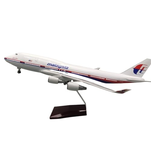 Modelo de avión Boeing 747 con luz para decoración de oficinas y salones de aviación
