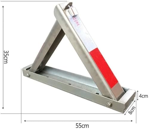 Verrou de stationnement triangulaire en acier inoxydable robuste et durable - 5