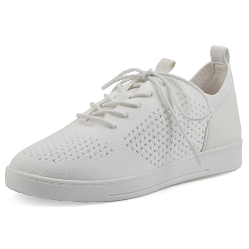 WHITE MOUNTAIN Women's Upscale Woven Knit Lace-Up...