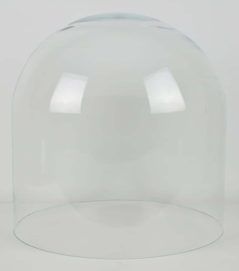 Vitrina con forma de cúpula estilo vintage, tamaño grande, 39 x 39 cm