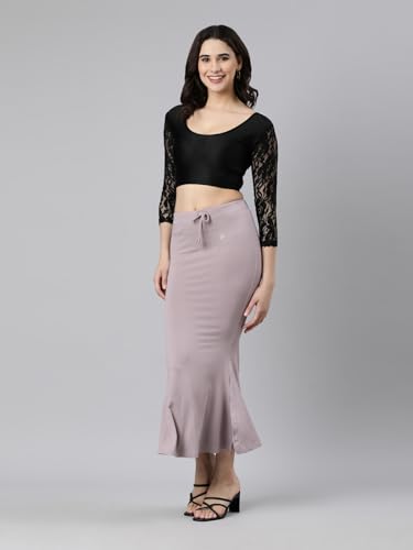 Image of TWIN BIRDS Saree Shapewear for Women | Super Soft Viscose Elastane Saree Petticoat Skirt | Stretchable & Comfortable SareeShaper