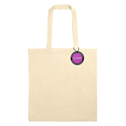 Sacola Ecobag em Algodão 37x41cm Palermo TopGet (Natural)