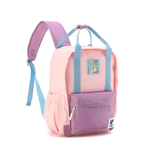 Sac à dos ultra léger et imperméable pour fille garçon de 3 ans à 10 ans, Cartable 10L pour maternelle primaire, Matière écologique sans PFC en Nylon de haute qualité. Conçu pour scolaire et voyage.