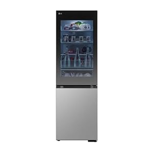 LG GBG5160CPY Kühl-/Gefrierkombination (349 L, Energieklasse C) mit InstaView, Smart Inverter Compressor, DoorCooling+, Food Cover, Silber