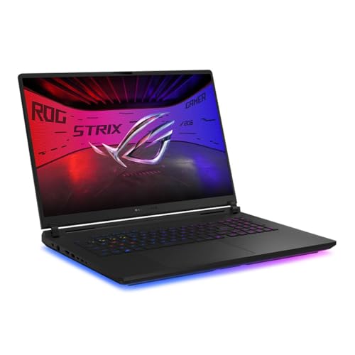 Image of ASUS ROG Strix Scar 18 Gaming Laptop | Intel Core Ultra 9 275HX | NVIDIA GeForce RTX 5090 | 64GB DDR5 2TB SSD Windows 11 Pro Off Black Bundle with Targus HD3 Gaming Chill Mat