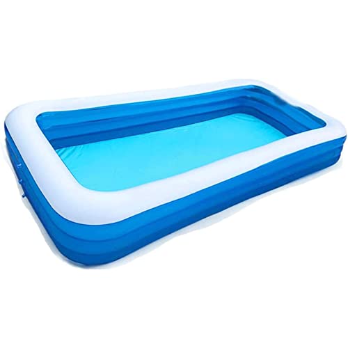 HJDQMDHA Centro de Juegos Piscina Inflable Plegable Duradera, Piscina Hinchable para diversión acuática de Verano para niños, Actividades Familiares al Aire Libre en Interiores