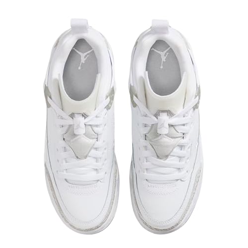 Spizike Low Grade School Basketball Shoes (Blue/Grey/White) Size 43