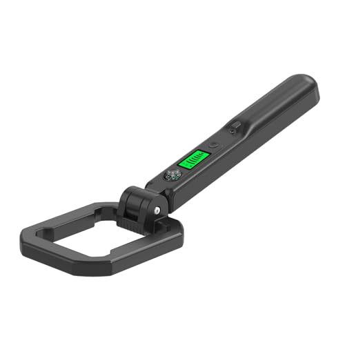 Detector de metales – Detectores de mano, brújula integrada con alerta audible y de vibración, impermeable plegable 360 buscador | Para adultos y niños, monedas de oro, plata, caza del tesoro