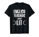Los profesores de inglés están encendidos divertido profesor literatura enseñanza Camiseta