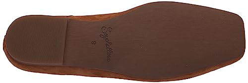 Seychelles Women's City Streets Ballet Flat, Cognac, 94