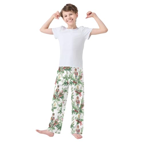 Boys' Pants Christmas Tree Toy Long Bottoms Jogger Pants Elastic Waist Trousers with Pockets S-XL2