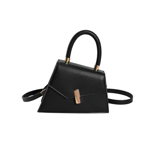 Sac à main à boucle de verrouillage en PU : sac de mode chic et minimaliste