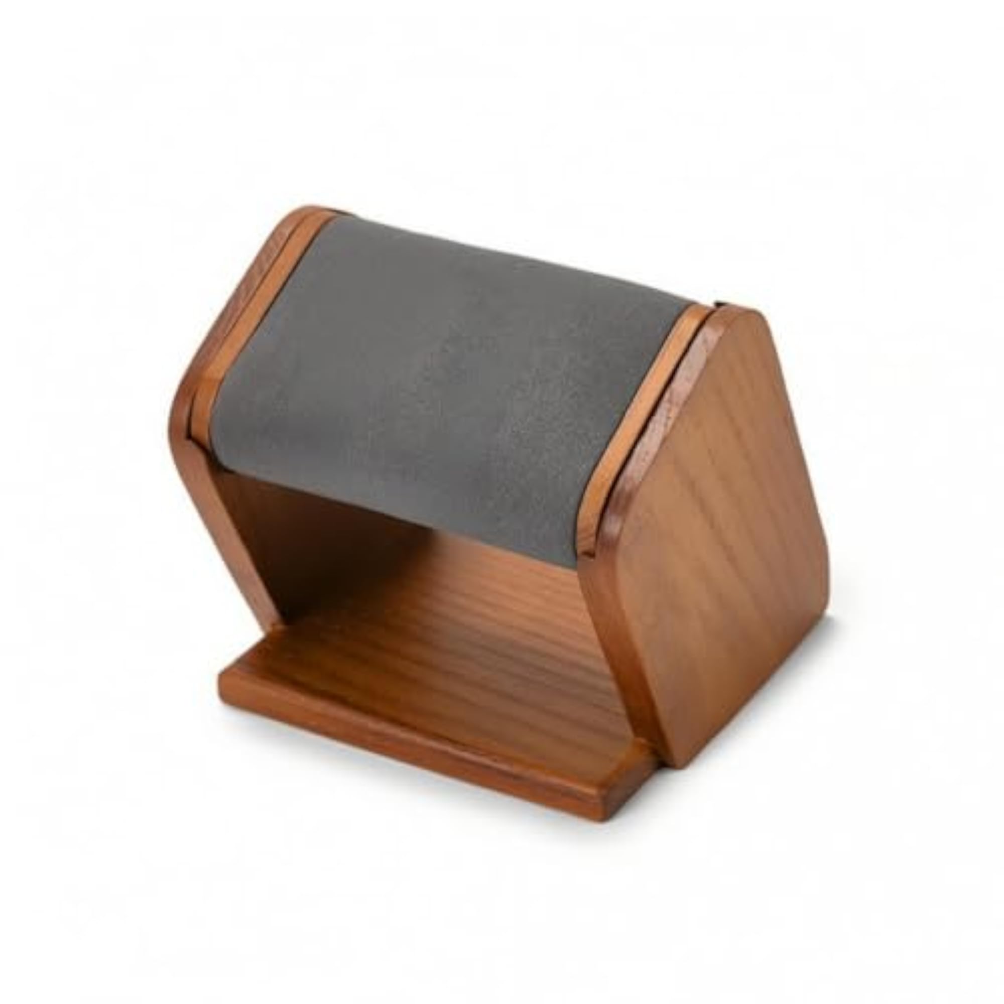 Slanted Watch Stand with Padded Support, Compact Display