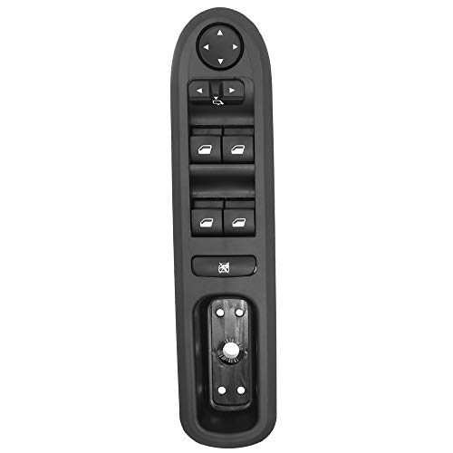 KAOLALI Botonera Elevaluna Interruptor de Ventana Mando Elevaluna Compatible para Peugeot 407...