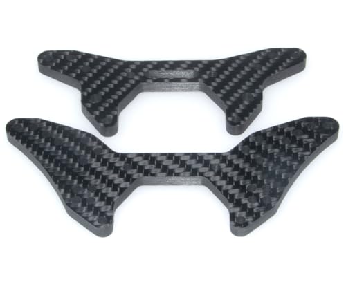 Shock Tower Compatible with 1/7 ARRMA 6S, Felony 6S, Infraction 6S & Limitless Roller Rc Car Upgrades Front Rear Carbon Fiber Mount Parts Replace ARA320512 ARA109011(Black)