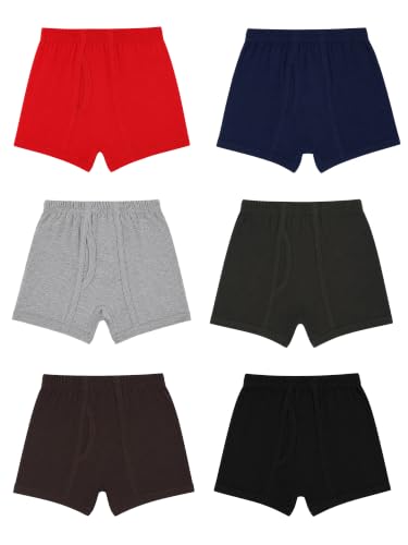 Image of DYCA by Bodycare Boys Cotton Trunks, Soft & Breathable, Pack of 6, Print & Colour May Vary