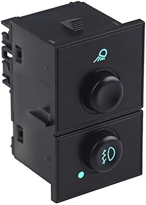 WMPHE Fog Light Switch Compatible with 2003-2006 Chevy Silverado 1500 2500 Avalanche Suburban Tahoe 2003-2006 GMC Sierra 1500 2500 Yukon Cadillac Escalade ESV EXT Replacement for D7096C 15143597