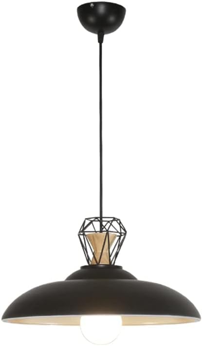 Lustre suspension verte style industriel rétro vintage en métal élégant CFWSHJ