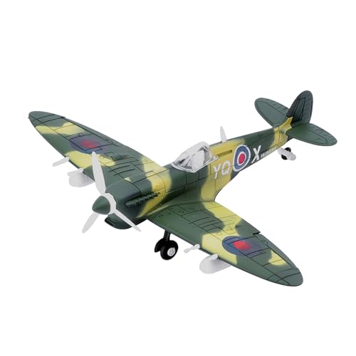 gzpynsgaoh British Spitfire Fighter Plastic Model Kit – 1:48 Scale, 4D Buildable Aircraft for...