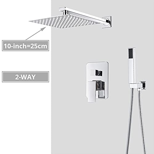 Robinet de salle de bain mural haut de gamme avec mitigeur de douche