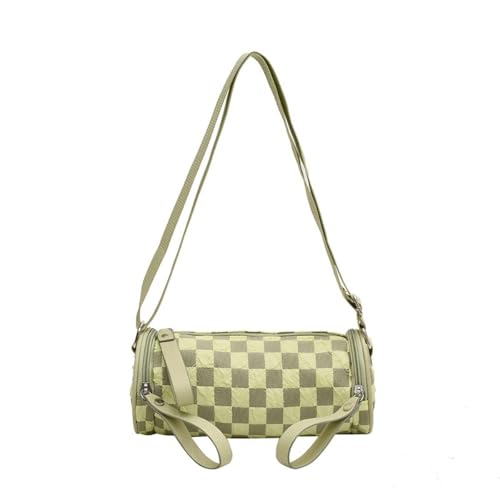 Plaid shoulder bag: classic design, practical style, showcasing simplicity and