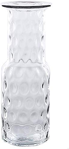 Vase en verre transparent moyen pour sublimer l'eau florale sans tache