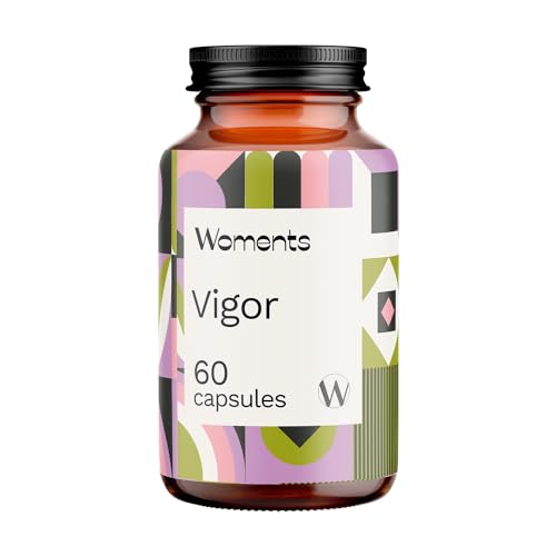 Woments | Vigor 60 cápsulas | Maca | Ginseng coreano | Zinc | Sin lactosa | Sin gluten