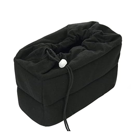 Yimidear Acolchada a Prueba de Golpes Plegable Inserto Cámara Partición Bolsa de Protección DSLR Tiro o Luz del Flash (negro)
