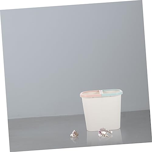 Caneca de basura plástica rectangular para cocina y baño miniatura 7