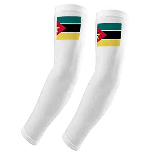 Manchons de protection UV bras anti-transpiration drapeau Mozambique