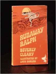 RUNAWAY RALPH BY BEVERLY CLEARY~1974 B00326052W Book Cover