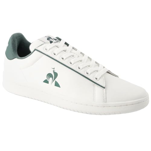 Le Coq Sportif Mixte LCS Court Clean Optical White/Trekking, Optical White Trekking Green, 43 EU Le Coq Sportif Mixte LCS Court Clean Optical White/Trekking, Optical White Trekking Green, 43 EU