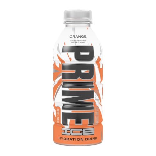 Image of Prime Ice Sports Drink, Orange Chill, 16.9 fl oz, 500ml Bottle (Imported)