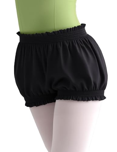 Daydance Girls Pumpkim Shorts for Dance, Ballet, Athletic Silk Casual Bloomers Bud Pants4