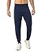 LAPASA Pantaloni Sportivi Uomo Joggers con Tasche Laterali a Zip M106 - Tuta Ginnastica Lunghi Elasticizzati Leggeri Comodi Palestra Abbigliamento Running Allenamento Bodybuilding XL Blu