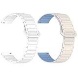 [SHEAWA] for Amazfit Bip 6/5/T-Rex3 Pro バンド ベルト 2点 交換バンド シリコン マグネット 簡単調節 強力磁石 GTR4/GTR3/GTR3 PRO/GTR 47mm/Balanceなども対応 22mm 替えベルト アクセサリー (Type-D)