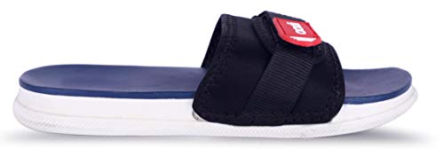 Image of AADI Men's Synthetic Leather Daily Use Casual Sliders /Flip Flop & Slippers