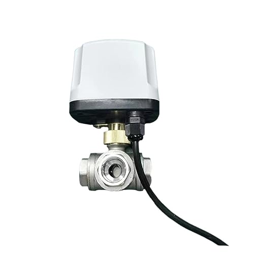 Válvula de bola impermeable IP65 de acero inoxidable para control fluido 24V 3