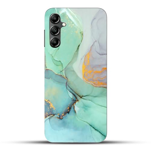 Image of COLORflow Back Cover Compatible with Samsung Galaxy A14 5G / 4G | Beautiful Green Marble | Designer Printed Hard CASE Bumper Back Cover Compatible with Samsung Galaxy A14 5G / 4G