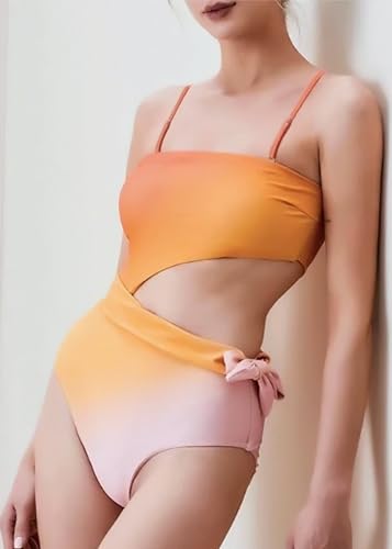 Image of AARAM Stylish Premium Women's One Piece Swimsuit with Cover Ups Wrap Skirt Sarong Floral Print Monokini Tummy Control Swimwear, Printed Costume Women Beach Wear
